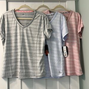 NWT LOT OF REEBOK SHORT SLEEVE PERFORMANCE ACTIVE T SHIRTS WOMENS XL